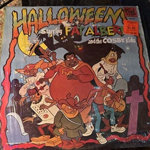 Halloween Starring Fat Albert & the Cosby Kids LP 1980 Kid Stuff Records Tested - Picture 1 of 4