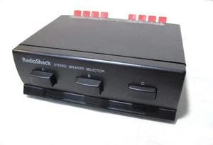 RADIOSHACK STEREO SPEAKER SELECTOR SWITCH BOX 40-240 - for 3 pairs of speakers - Picture 1 of 8