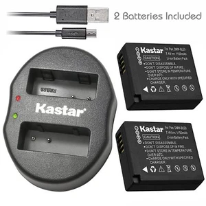 DMW-BLG10 Battery& Dual USB Charger for Panasonic Lumix DMC-ZS60 ZS100 ZS110 TX1 - Picture 1 of 6