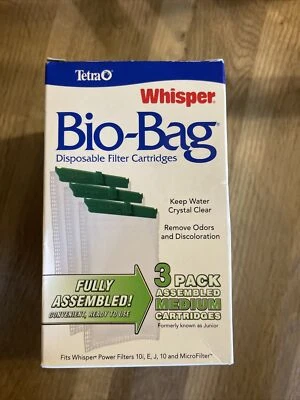 Cartucho Tetra Whisper Bio-Bag Mediano 3 paquete - Nuevo: ¡Envío Gratis! Foto 1 de 4