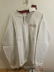 Vintage Harvard Long Sleeve Pullover 1997! Size large Salesman Sample Rare nwt! - Picture 1 of 12