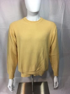 Talbot For Men Crew-neck Longsleeve Sweater Yellow, Size L - Picture 1 of 6