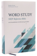 Thomas Nelson NKJV, Word Study Reference Bible, Hardcover, Red Letter (Hardback)