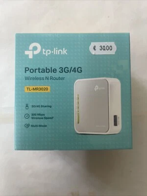 TP-Link Router 3G/4G Portatile Wireless N 150Mbps TL-MR3020 no sim ma chiavetta  - Immagine 1 di 2