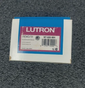 LUTRON NT-600-WH NOVA T, EINPOLIGER SCHIEBEDIMMER, 600W, GLÜHLAMPE, WEISS - Bild 1 von 3