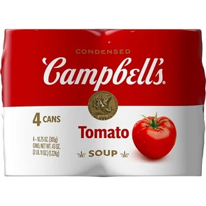 Campbell's Condensed Tomato Soup, 10.75 oz Can (4 Pack) - Picture 1 of 4