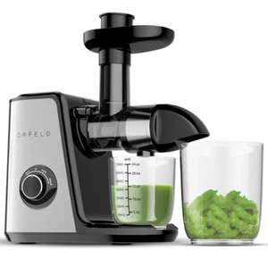 Masticating Juicer, 150W Juicers Machine 3" New Extractors for Fruits and Veget - Picture 1 of 8