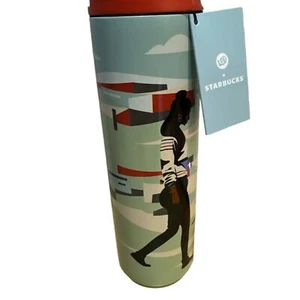 Starbucks 16oz Damon Brown Vacuum Insulated Stainless Tumbler Cup Black History - Picture 1 of 4