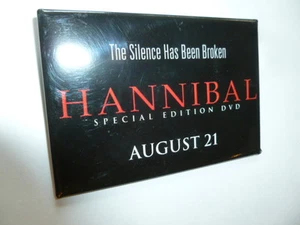 Hannibal Pin Back Movie Horror Button Promotional Video Store Promo Clarice - Picture 1 of 3