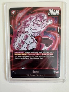 Dragon Ball Super Fusion World: Jiren FB03-009 SR NM Holofoil - Picture 1 of 3