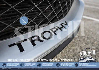 STICK-IN Sticker Autocollant Megane 3 Sport RS TROPHY 275 Parechoc Bumper Decal