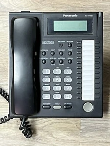 Panasonic KX-T7736 Advanced Hybrid System czarny podświetlany głośnik telefon - Zdjęcie 1 z 1