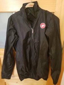 Castelli, Black Windstopper Cycling Jacket, Size XL - Picture 1 of 7