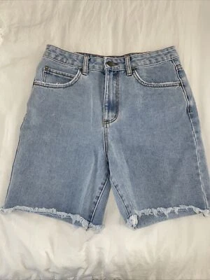 Pantalones Cortos de Denim Billabong Long Time Talla 28 Azul Corte Deshilachado Nuevos en Paquete Foto 1 de 4