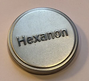 Konica Hexanon 42mm Chrome Front Metal Lens Cap - Picture 1 of 2