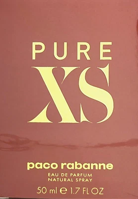 PACO RABANNE PURE XS EAU DE PARFUM 喷雾女士 1.7 盎司/50 毫升全新商品!!! — 第 1/4 张图片