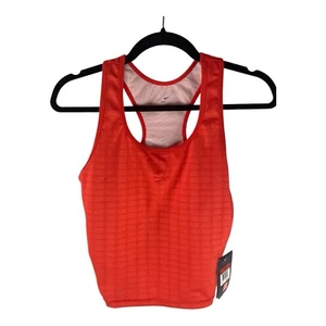 Nike Dri Fit Women’s Size Large Orange Tennis Tank Top Shirt NWT - Picture 1 of 4