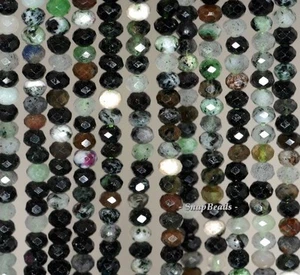 5X3 MM DUNKLER RUBIN ZOISIT EDELSTEIN KLASSE B FACETTIERTES RONDELL LOSE PERLEN 16 Zoll - Bild 1 von 1