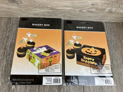 Halloween Bakery Boxes 6.2” X 6.2” X 3” - Image 1 of 4