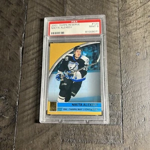 Nikita Alexeev Topps 2001 Reserve #120 Gold /1599 PSA 9 Mint Tampa Bay Lightning - Picture 1 of 3