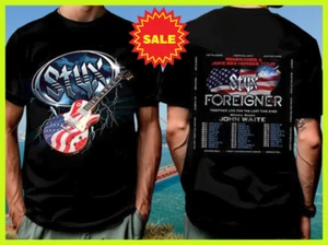 Camiseta de verano Styx Foreigner And Tour 2024 2SIDES244 - Imagen 1 de 5