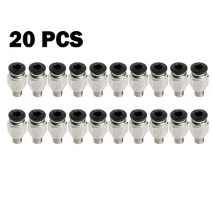 20x Pneumatic Connector PC4-M6 4mm Remote Thermal Head-Pipe Coupling Coupler - Picture 1 of 10
