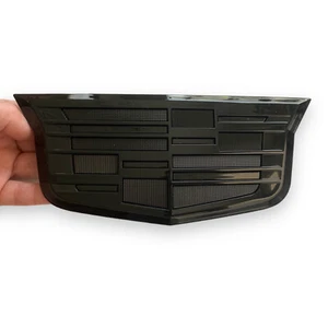 Insignia emblema de parrilla delantera para Cadillac ATS ELR XTS 2015 - 2021 NEGRO - Imagen 1 de 2