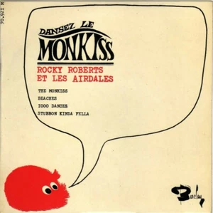 "ROCKY ROBERTS ET LES AIRDALES THE MONKISS FRANZÖSISCHER ORIGINAL EP 45 PS 7" - Bild 1 von 1