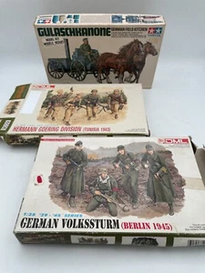 German Infantry Model Kits Lot Of 3 (Open Box) - Picture 1 of 1