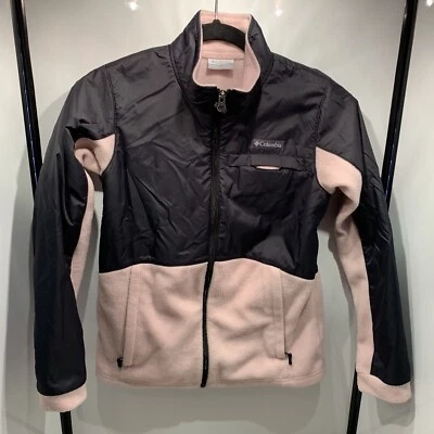 Chaqueta Columbia Niñas Talla Grande (14-16) Rosa Polar y Nylon Ligera  Foto 1 de 4