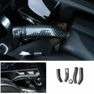Fit For Benz GLA 2020-2023 ABS Carbon Fiber Steering Wheel Gear Shift Lever Trim - Picture 1 of 8