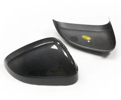 Carbon Fiber Car Side Mirror Cover Caps For Audi A4 B9 S4 RS4 A5 RS5 2017-2021 — 第 1/4 张图片
