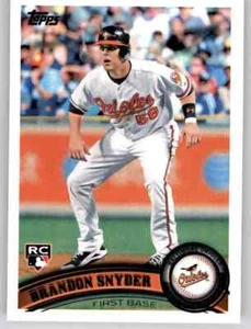 2011 Topps Brandon Snyder Rookie RC Insert MLB PWE Giants #213 - Bild 1 von 2