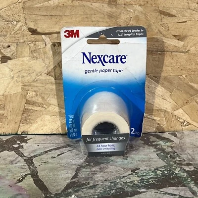 Cinta de primeros auxilios de papel suave Nexcare, 782, 2 pulgadas x 10 yardas *CAJA ABIERTA, DAÑADA* Foto 1 de 2