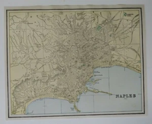 Mappa di Napoli Italia 1897 - Foto 1 di 1
