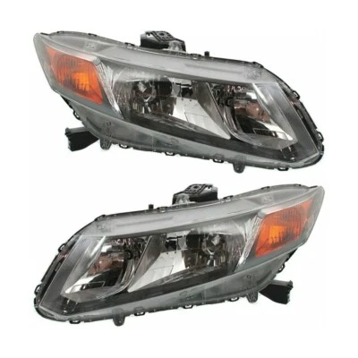 Juego de faros DEPO para Honda Civic 2011-2013 lado conductor y pasajero HO2502144 Foto 1 de 3