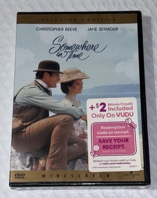 Somewhere in Time Collector's Edition DVD, Christopher Reeve Jane Seymour New - Image 1 of 3