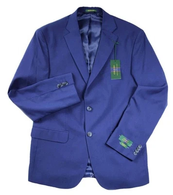 Alexander Julian цвета мужской 42R Sport пальто куртка Blazer современный крой синий $270 - Изображение 1 из 4