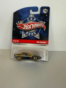 Hot Wheels Cop Rods '80s Corvette #4/26 Police A14 - Picture 1 of 1