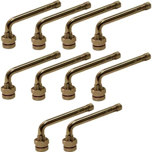 TR545E .98" x 2.6" with 75° Bend Aluminum Wheel Truck Valve Stem Pack of 10 - Picture 1 of 2