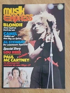 Musik Express 2/1978 Blondie/Lou Reed Story/Camel/Al Steward/Wings/Runaways - Bild 1 von 10