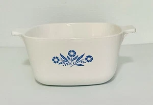 Corning Ware 1 casseruola 3/4 qt fiordaliso blu ~ P 1 3/4 B ~ USA senza coperchio - Foto 1 di 5