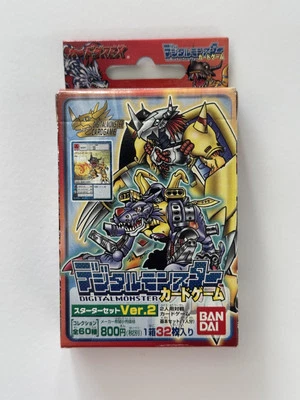 DIGIMON DIGITAL MONSTERS VERSION 2 JAPANESE STARTER DECK BANDAI 1999 NEW U.S. - Image 1 of 2
