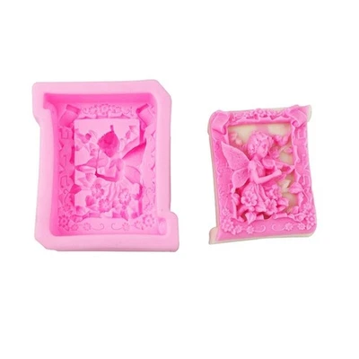Playing Violin Kid Silicone Mold Fondant Chocolate Mould DIY Clay Resin Model - Image 1 of 4