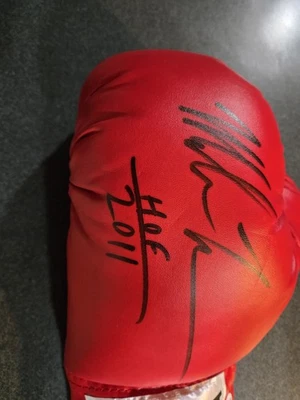 MIKE TYSON SIGNED HOF 2011 EVERLAST BOXING GLOVE PSA/DNA COA AUTOGRAPHED AUTO - Image 1 of 4