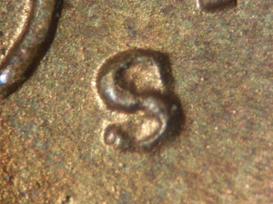 HIGH GRADE MINT ERROR 1949-S LINCOLN WHEAT CENT RPM#9  RB - Picture 1 of 3