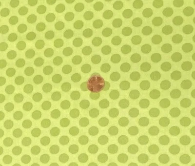 Tone on Tone Green Dots Novelty Fabric by Moda, BTHY, Green Polka Dots, OOP - Image 1 of 2
