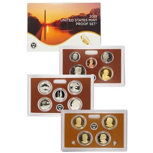 US Mint 2013 S Clad Proof Set - Complete with Box & COA - Picture 1 of 1