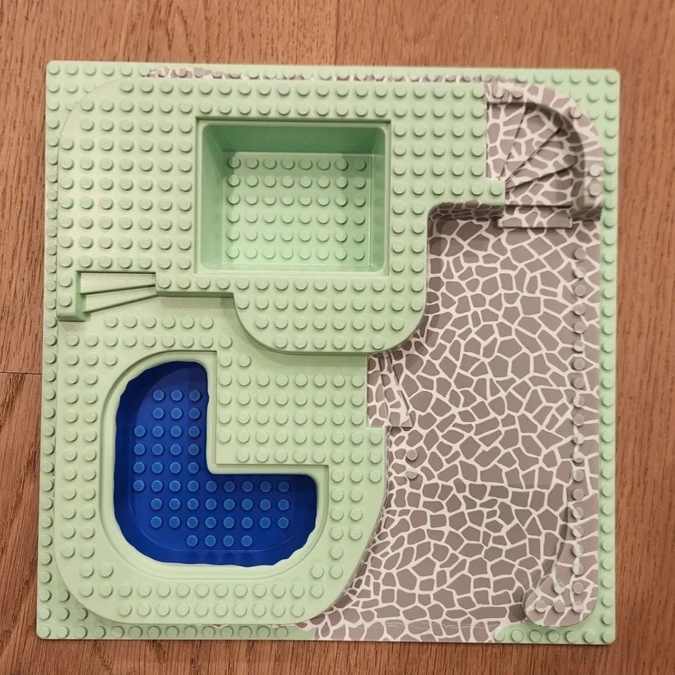 乐高天堂高架底板 6416 游泳池图案 6092px2 - 浅绿色 — 第 1/1 张图片