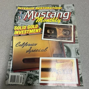 Mustang Monthly Mag/Apr/1990/solid gold investment/California specials/GT/CT/T86 - Imagen 1 de 11